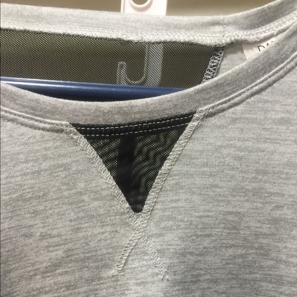 danskin now grey shirts with mesh detailing - Picture 2 of 10